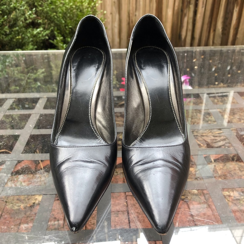 Prada Leather Heeled Shoes